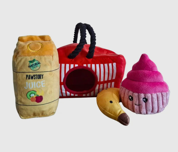 Go Shopping Basket Snuffles Dog Toy By PawStory
