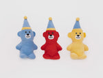 Miniz Three Pack Birthday Bears By Zippy Paws