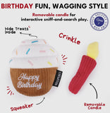 Barkday Cupcake Snuffle & Treat Toy By Chewffon