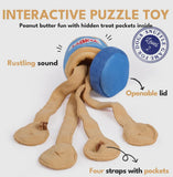 Peanut Butter Dog Snuffle Toy By Chewffon