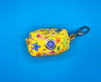 Sunshine Floral Poo Bag Holder Handmade By Urban Tails