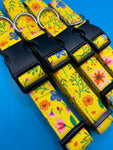 Sunshine Floral Dog Collar Handmade By Urban Tails