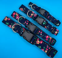 Bloom Floral Dog Collar Handmade By Urban Tails