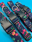 Bloom Floral Dog Collar Handmade By Urban Tails
