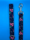 Bloom Floral Dog Lead Handmade By Urban Tails