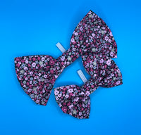 Cherry Blossom Floral Dog Bow Tie Handmade By Urban Tails
