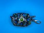 Azure Floral Poo Bag Holder Handmade By Urban Tails