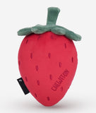 Strawberry Squeaky Toy By Chewffon
