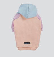 Cotton Candy Colour Block Hoodie By Spark Paws