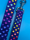 Heart Polka Dot Dog Lead Handmade By Urban Tails