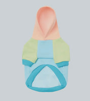 Jelly Bean Colour Block Hoodie By Spark Paws