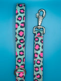 Sassy Animal Print Dog Lead Handmade By Urban Tails