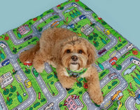 Traffic Town On The Go Pet Mat By Big & Little Dogs