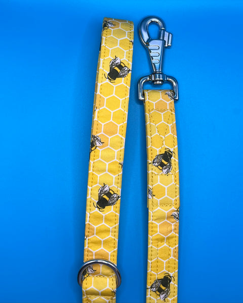 Bee Hive Dog Lead Handmade By Urban Tails