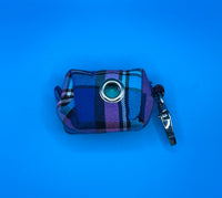 Cambridge Tartan Poo Bag Holder Handmade By Urban Tails