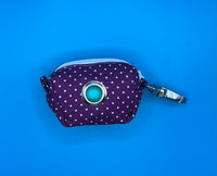 Blackberry Polka Poo Bag Holder Handmade By Urban Tails