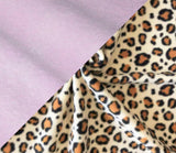 Cheetah Lavender Lilac Handmade Fleece Dog Snood By Urban Tails