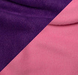 Bubblegum Pink & Royal Purple Reversible Handmade Fleece Dog Snood By Urban Tails