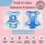 Blue Head In The Clouds Colour Drops Harness By Bailey & Coco
