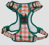 Candy Plaid Adventure All-Rounder Dog Harness By Big & Little Dogs