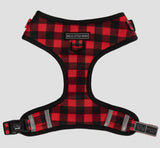 Plaid To The Bone Over The Head Harness By Big & Little Dogs