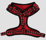 Plaid To The Bone Over The Head Harness By Big & Little Dogs