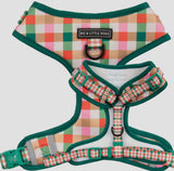 Candy Plaid Over The Head Harness By Big & Little Dogs