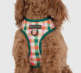 Candy Plaid Over The Head Harness By Big & Little Dogs
