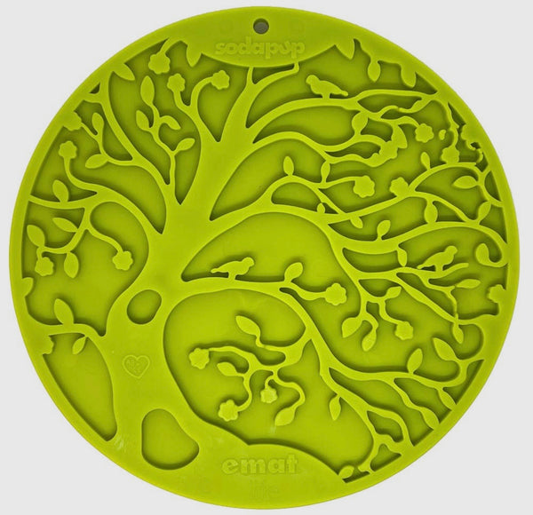 Tree Of Life Design Suction Cup Enrichment Lick Mat By SodaPup
