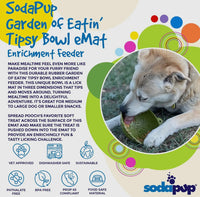Garden Of Eatin’ Green Tipsy Enrichment Lick Bowl By SodaPup