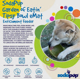 Garden Of Eatin’ Green Tipsy Enrichment Lick Bowl By SodaPup