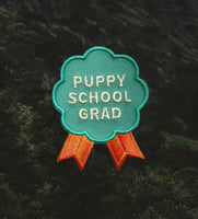 Puppy School Grad Dog Merit Iron On Patch By Scout’s Honour