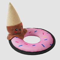 Summer Floatie Ice Cream Dog Toy By Hugsmart