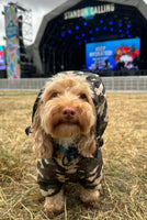 Rainstorm Green Camouflage Print Dog Jacket By Urban Pup