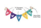 Party Animal Tug Bunting Rope Toy by P.L.A.Y