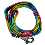 Rainbow Sparkle Dog Lead Handmade By Urban Tails