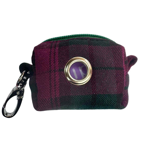 Thistle Tartan Poo Bag Holder Handmade By Urban Tails