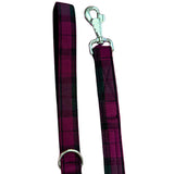 Thistle Tartan Dog Lead Handmade By Urban Tails