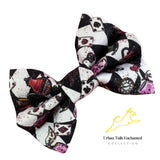 Down The Rabbit Hole Alice In Wonderland Dog Bow Tie Handmade By Urban Tails