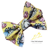 Curiouser & Curiouser Alice In Wonderland Dog Bow Tie Handmade By Urban Tails