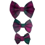Thistle Tartan Dog Bow Tie Handmade By Urban Tails