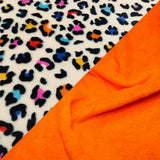 PRE ORDER Funky Animal Print Handmade Fleece Dog Snood By Urban Tails