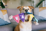 Party Animal Tug Bunting Rope Toy by P.L.A.Y