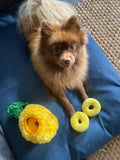 Tropical Paradise Paws Up Pineapple Dog Toy By P.L.A.Y