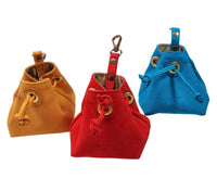 Luxury Blue Dog Treat Pouch Bag By The Luna Co