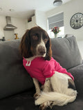 Hot Pink Cosy Dog Hoodie