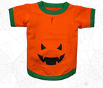 Halloween Pumpkin Dog T-Shirt By The Luna Co