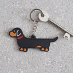 Dachshund Dog Keyring By Sweet William