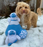 Holiday Burrow Yeti Mountain Toy By Zippy Paws