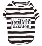 Inmate Prisoner Dog T-Shirt By Parisian Pet